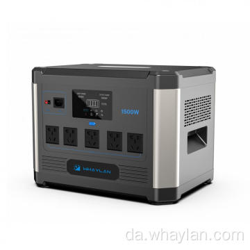 1000W 1200W Udendørs backup Lithium Battery Solar Generator